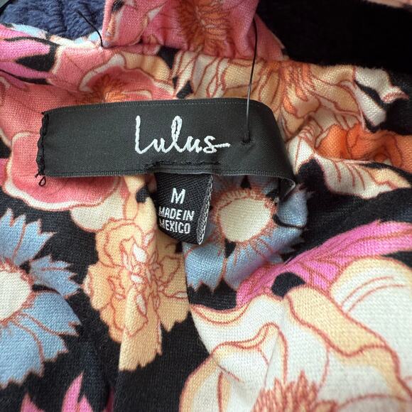 NWT Lulus Floral Bodysuit Size M Super Soft -K0206 - Picture 6 of 7